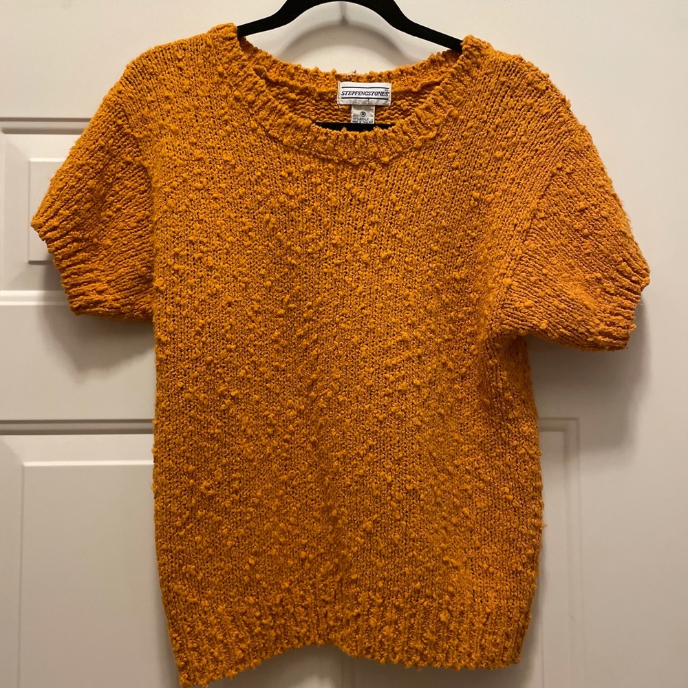 Vtg Short sleeve sweater